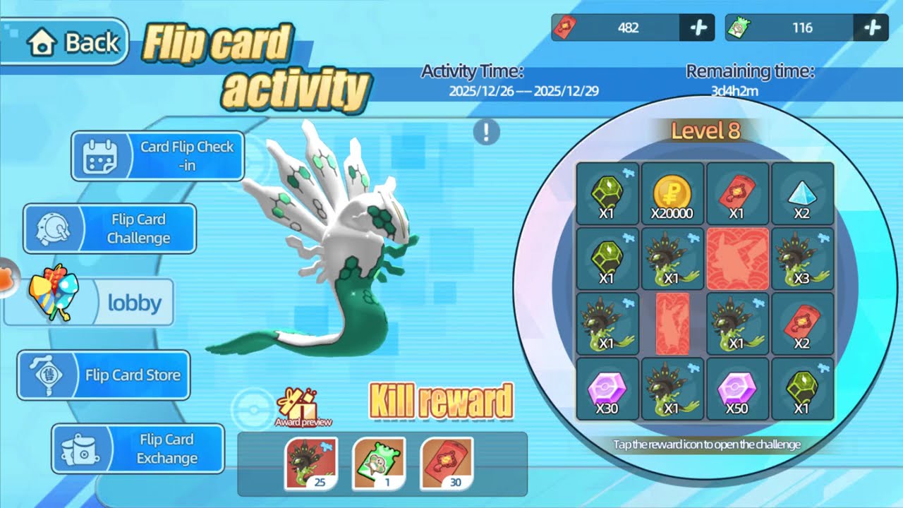 精靈探險家-Elf Explorer - PKM #T43 :Dùng 190 vé quay lấy Flash Zygarde 50%- Dialga