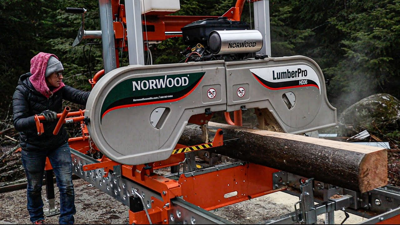 SAW MILLING 100 Year Old Sunken TREASURE | GORGEOUS LIVE-EDGE !