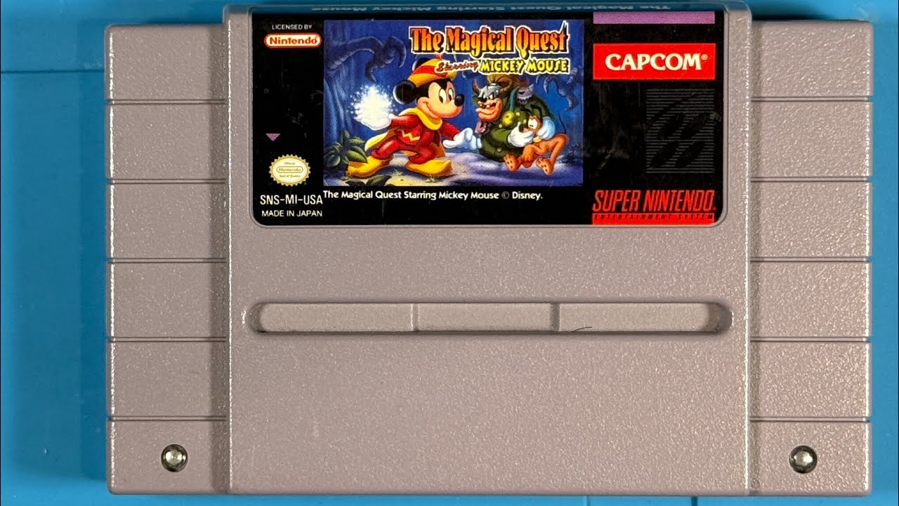 ASMR Retro Clean: The Magical Quest Starring Mickey Mouse (SNES) ✨🐭