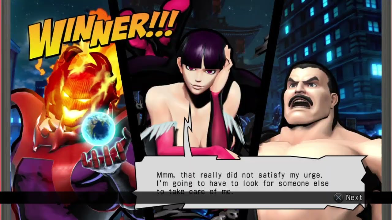 Requested ULTIMATE MARVEL VS. CAPCOM 3 Morrigan/Dormammu/Haggar Arcade Gameplay