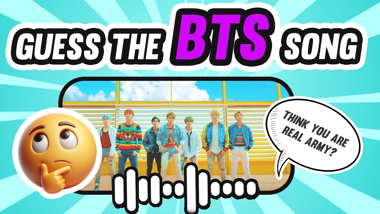 GUESS THE BTS SONGS | BTS Quiz Game for ARMY | Are You a Real ARMY?