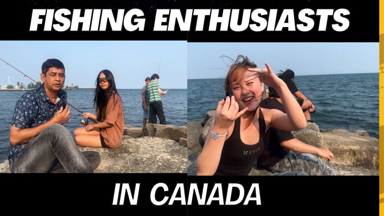 Fishing enthusiasts in Canada
