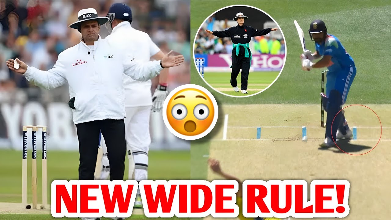 NEW WIDE RULE Experiment by ICC EXPLAINED! 😯| Cricket Wide Line Rule | News Facts