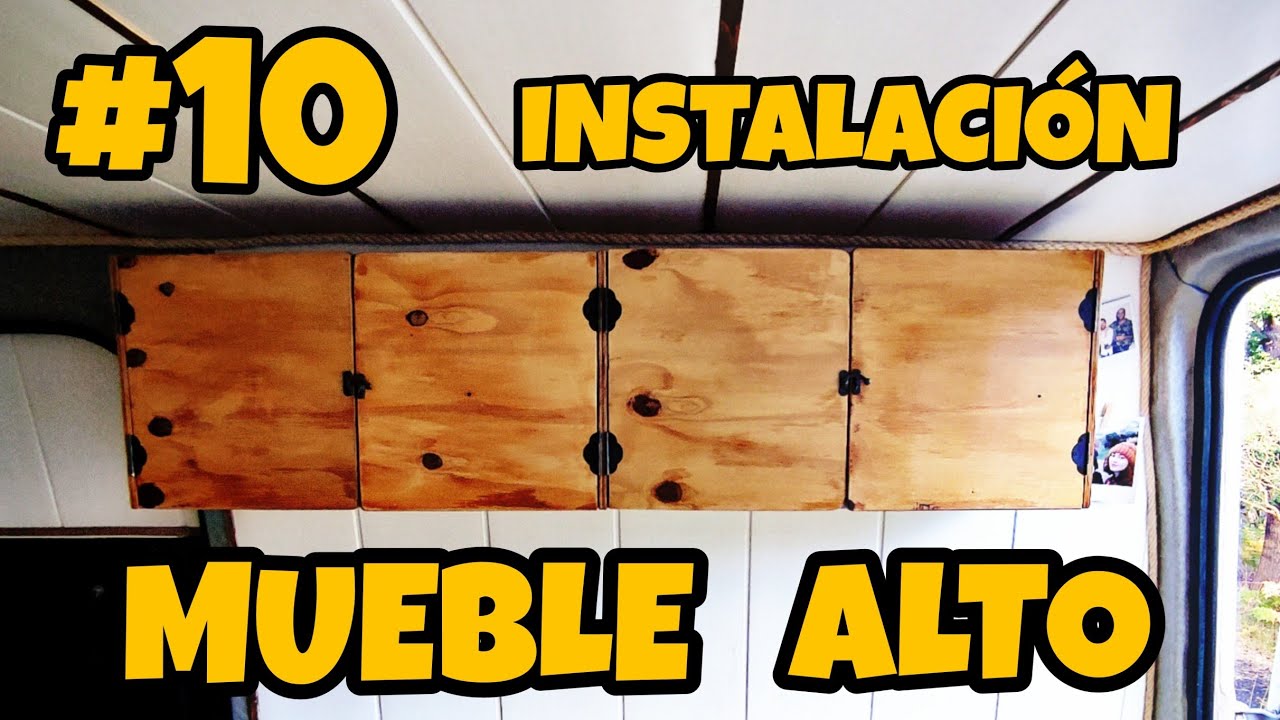 #10 CAMPERIZACIÓN | Cómo hacer MUEBLE ALTO o COLGANTE para FURGONETA CAMPER| De viaje en Troncofurgo
