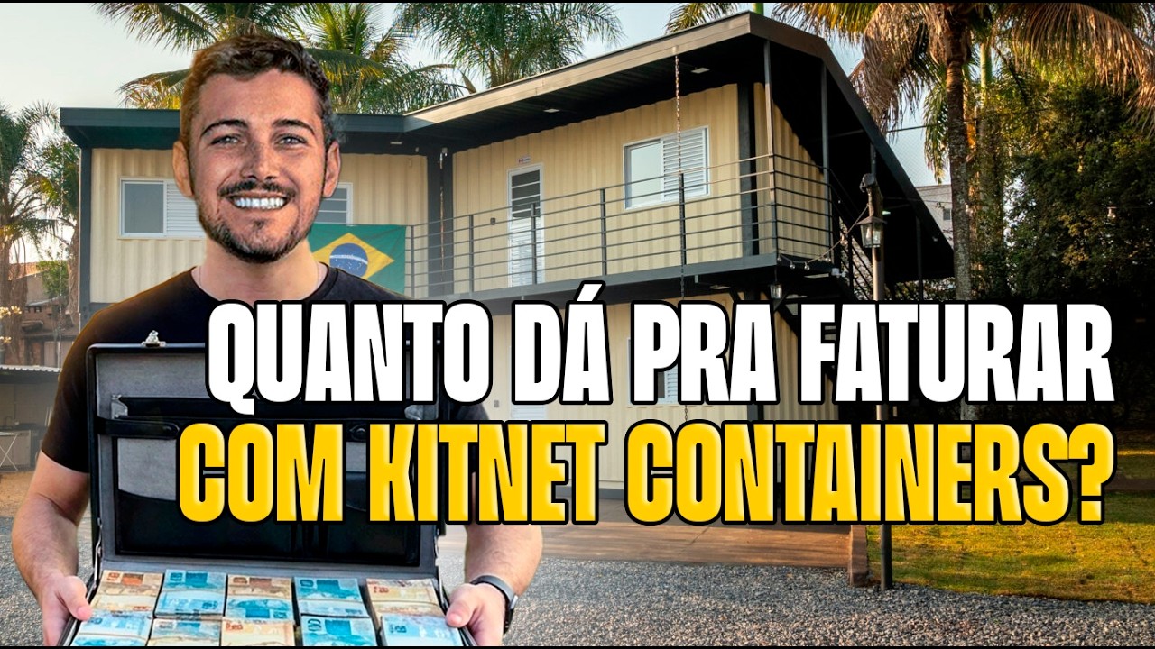 Quanto eu FATUREI em 1 mês com essa Kitnet Container de 15m2 alugada no Airbnb!