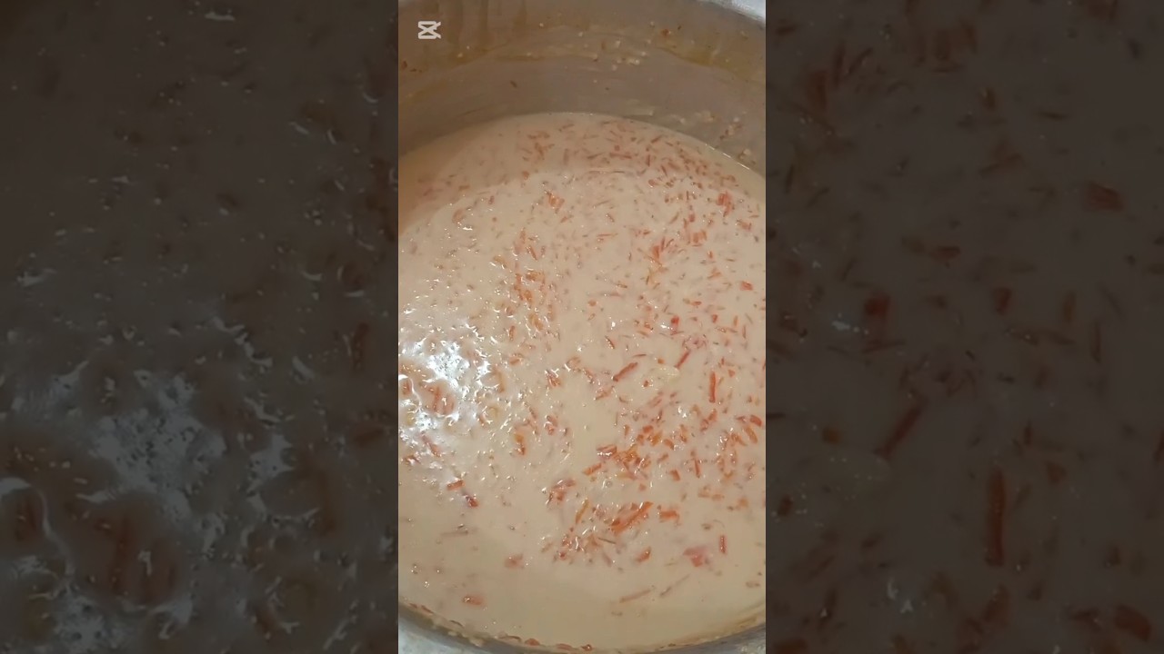 Gajrela Kheer Recipe #food #kheer #gajrela #recipe #shorts