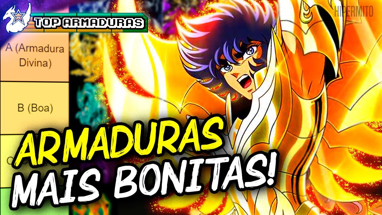 ARMADURAS DIVINAS MAIS BONITAS DE CAVALEIROS DO ZODÍACO #1 | Tier List Saint Seiya #15