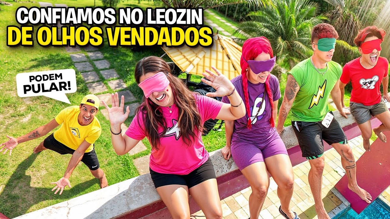 CONFIAMOS NO LEOZIN DE OLHOS VENDADOS POR 24 HORAS *Ele é confiável ?