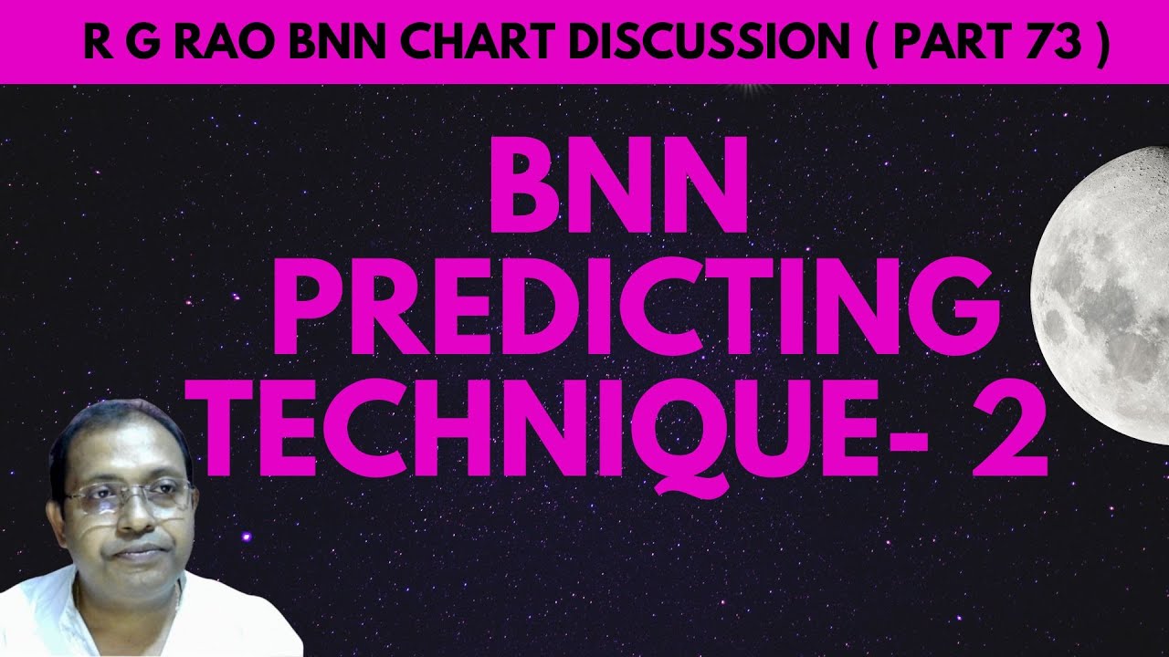 BNN Predicting Technique  ( Part 2 ) / R G RAO BNN / R G RAO Predictions