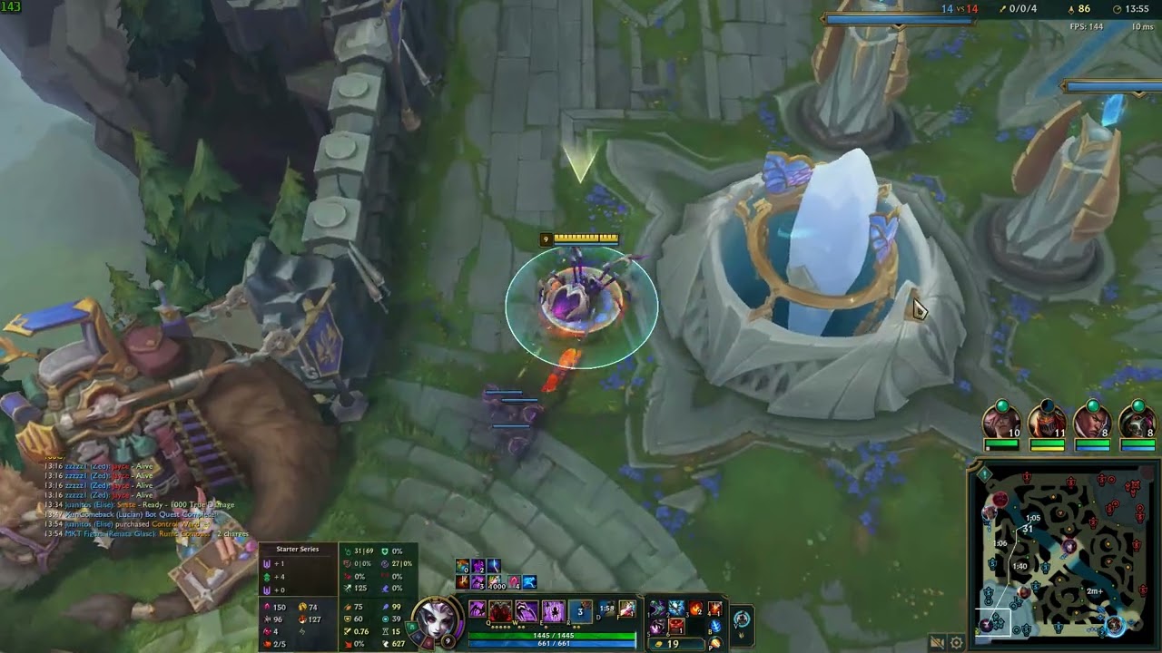 [Mono] Elise Jungle vs Jayce: 8/3/10 - BR Platinum I Patch 26.01b