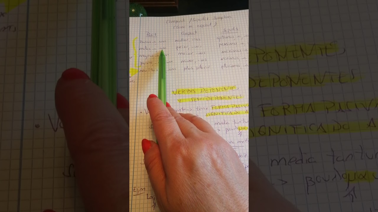 Latín, 1°Bachillerato. El comparativo. Verbos de ponentes y semideponentes.