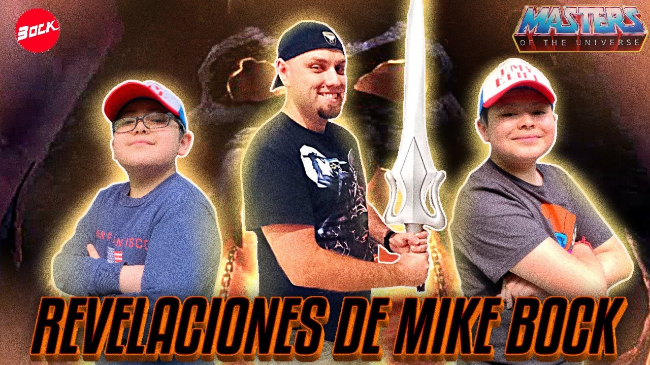 Masters of the Universe Revelaciones Mike Bock con Emy y Eliel desde Eternia