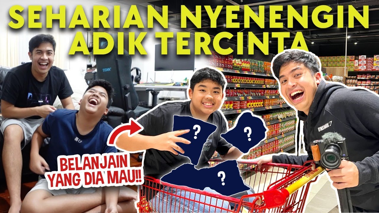 SEHARIAN NYENENGIN ADIK TERCINTA!! BELANJAIN SEMUA YANG JESSE MAU😂