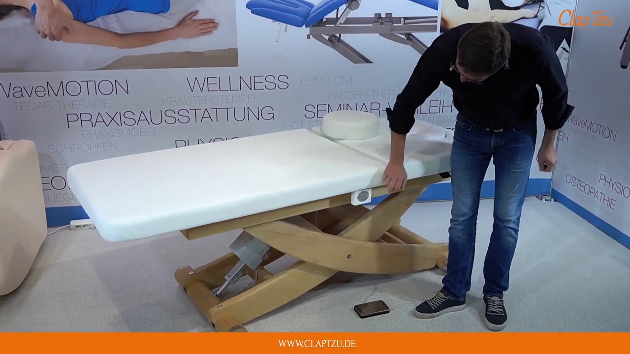 Havanna, stationäre Massageliege aus Holz