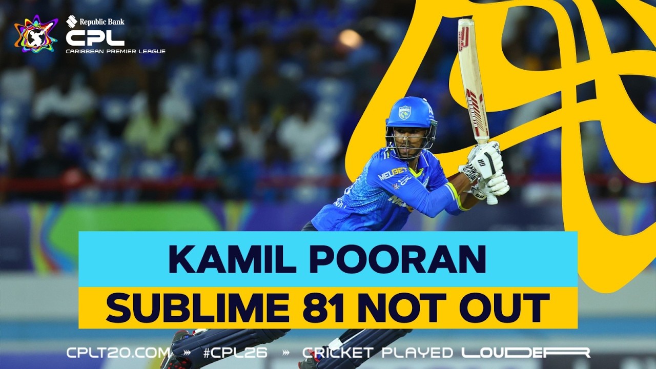 Kamil Pooran's Match-Winning Knock | CPL 2026