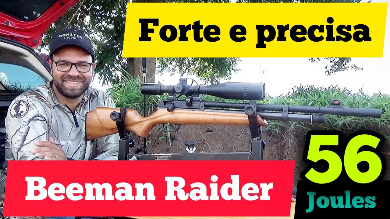 56 joules - Beeman RAIDER: Força e precisão!!!
