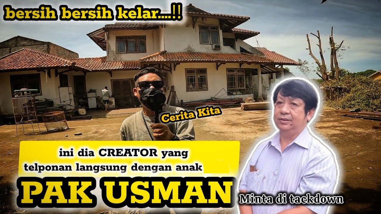 BERSIH BERSIH RUMAH PAK USMAN TAMAT 