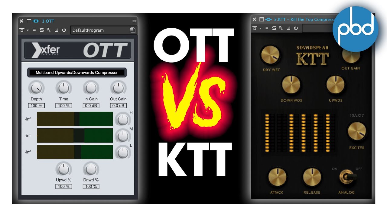 OTT VS KTT - Can KTT beat the OTT Plugin? And do you NEED multiband upward compression?