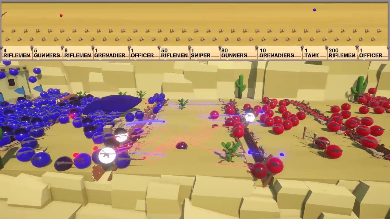 Trench War - Marble Game
