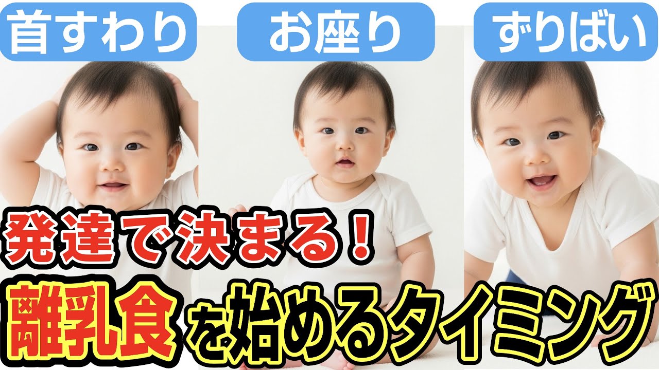 離乳食はいつから？月齢より大切な“発達のサイン”とは