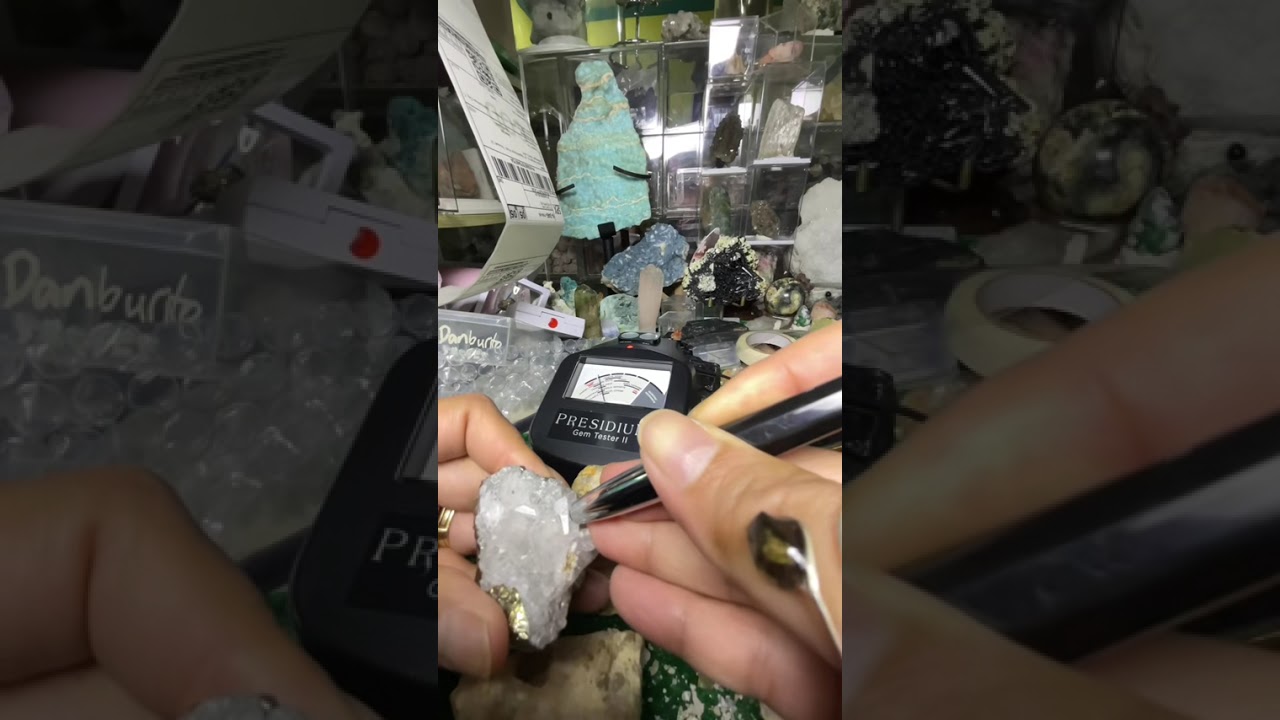 Phenakite / Phenacite on Pyrite test