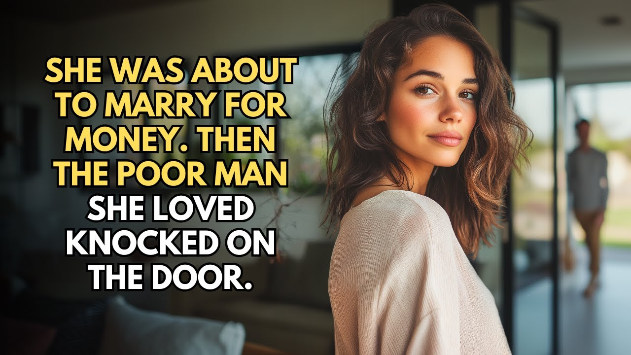 She Was About To Marry For Money. Then The Poor Man She Loved Knocked On The Door...
