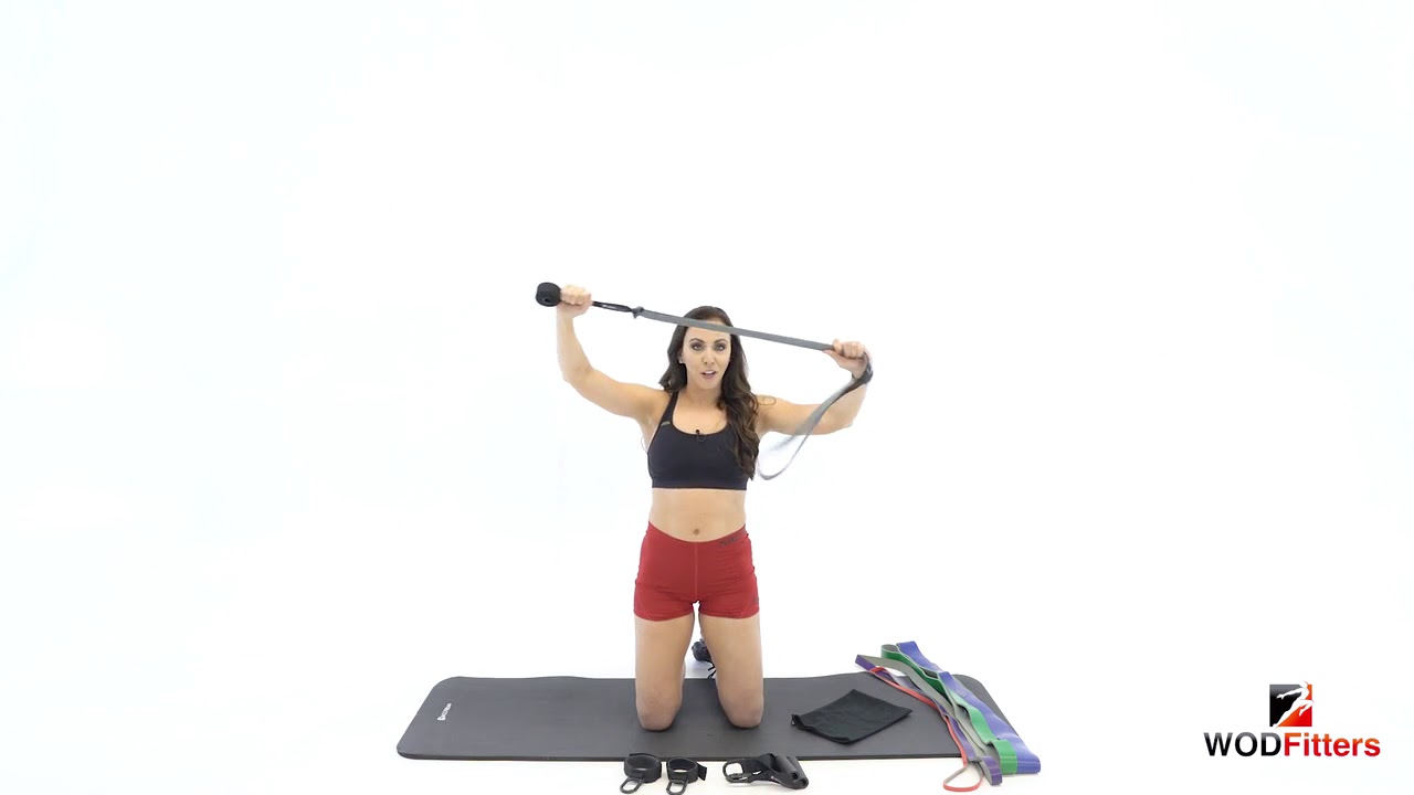 WODFitters Home Gym Exercise Band Handles and Attachment Set