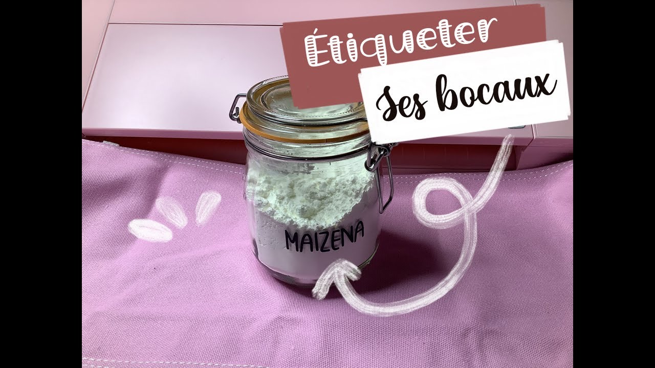 ÉTIQUETER SES BOCAUX / Faire un sticker en vinyl avec la machine de découpe silhouette cameo 4