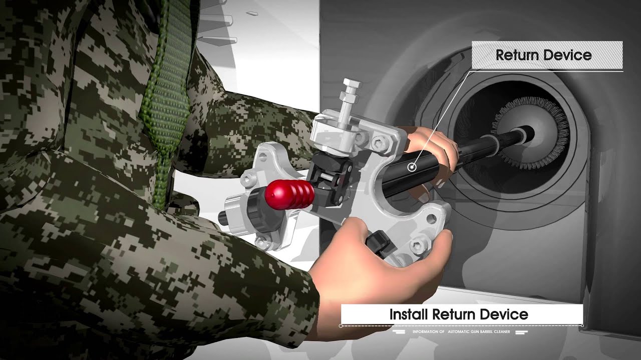 Upgraded Automatic Gun Barrel cleaner system