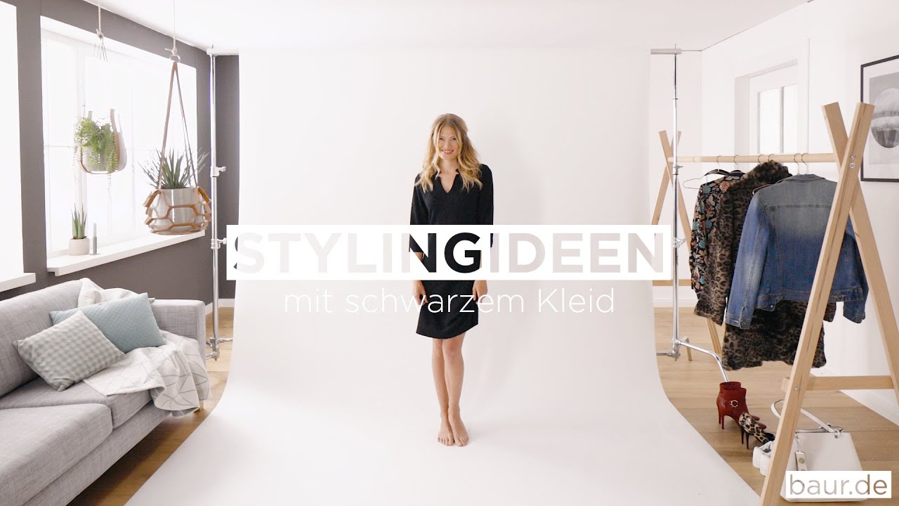 Schwarzes Kleid kombinieren: 1 Kleid &ndash; drei Looks | BAUR