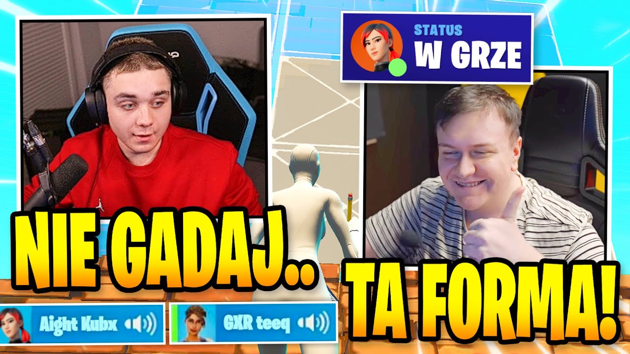 😱 TEEQ JEDNAK *WR&Oacute;CI* DO FORTNITE?! TEEQ GRA 1VS1 Z KUBXEM I WRACA DO FORMY! ~ KULARZ SZOTY