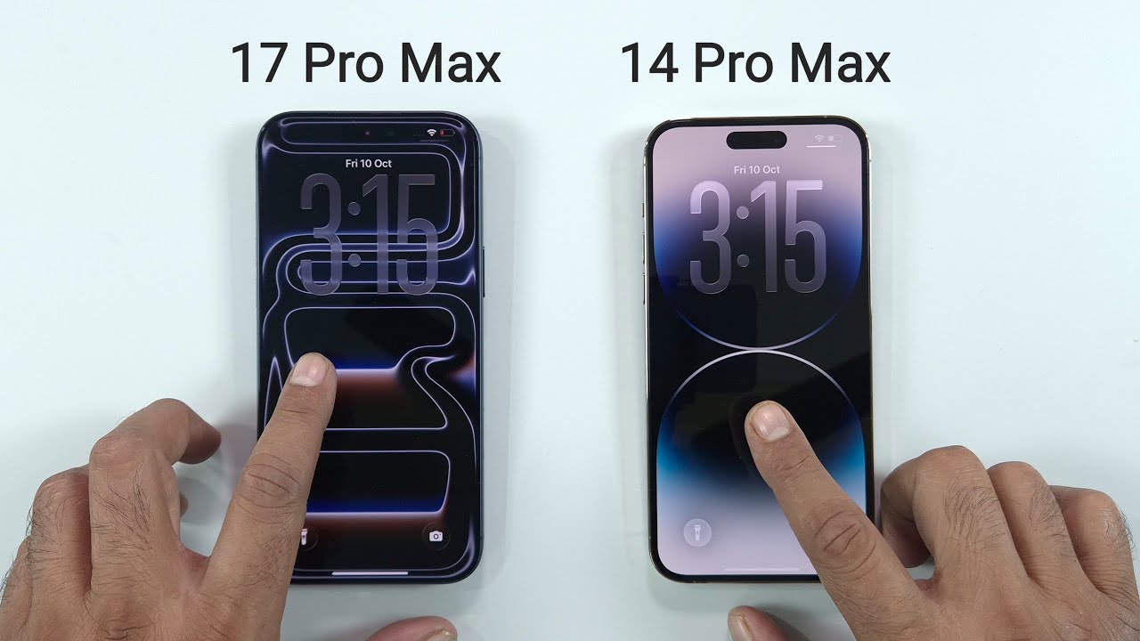 iPhone 17 Pro Max vs iPhone 14 Pro Max Speed Test