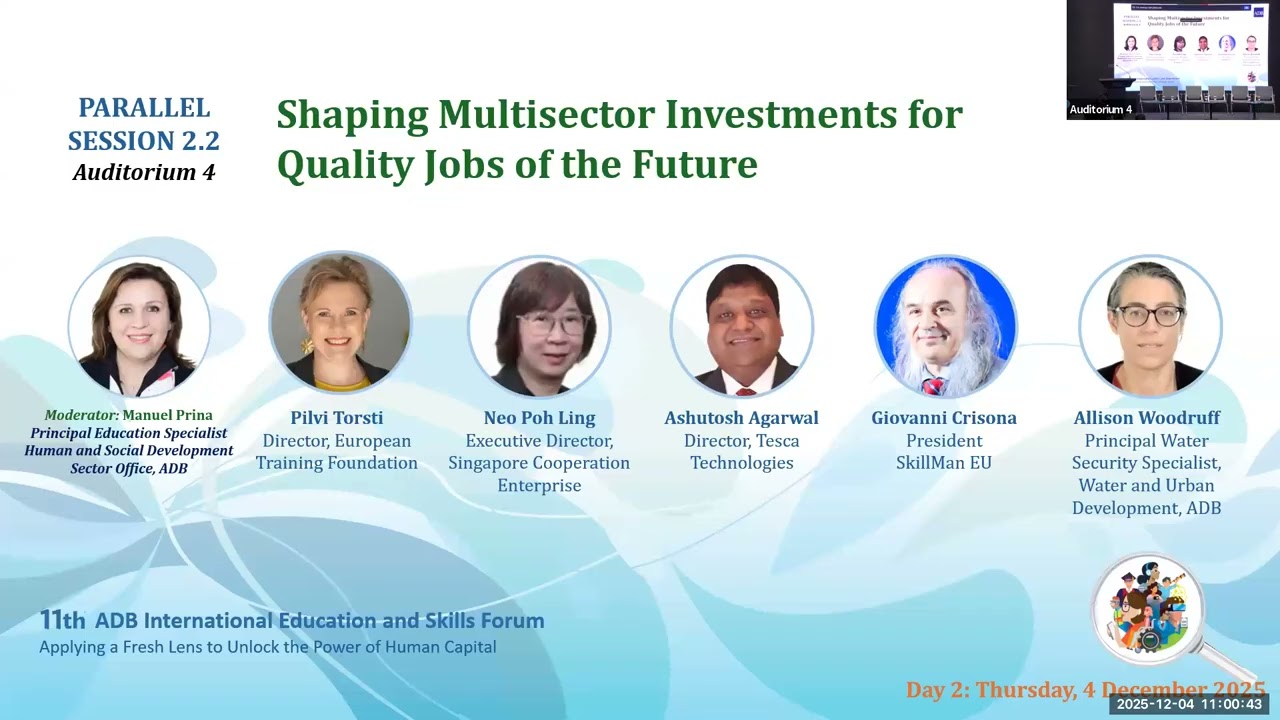 11th ADB International Education and Skills Forum - Session 2.2