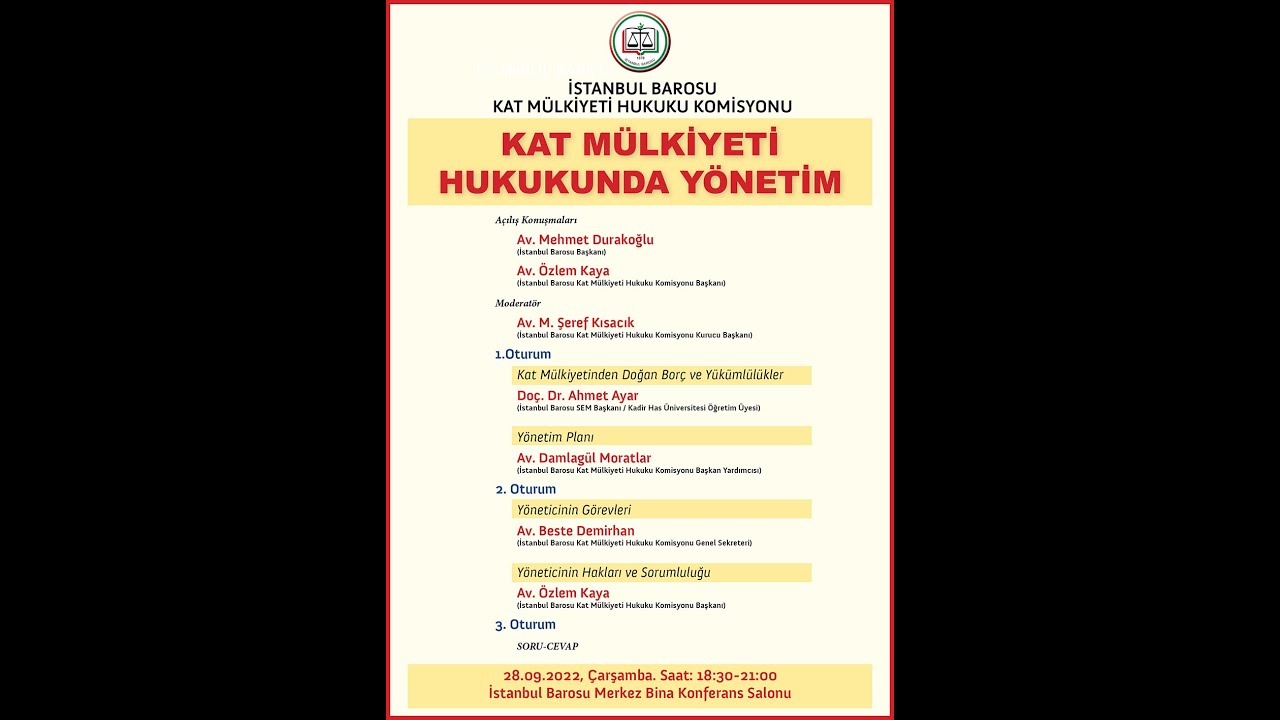 KAT MÜLKİYETİ HUKUKUNDA YÖNETİM