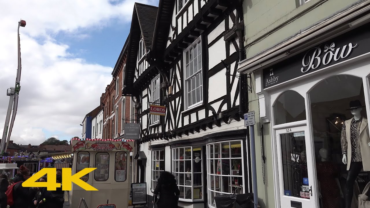 Ashby de la Zouch Walk: Town Centre【4K】