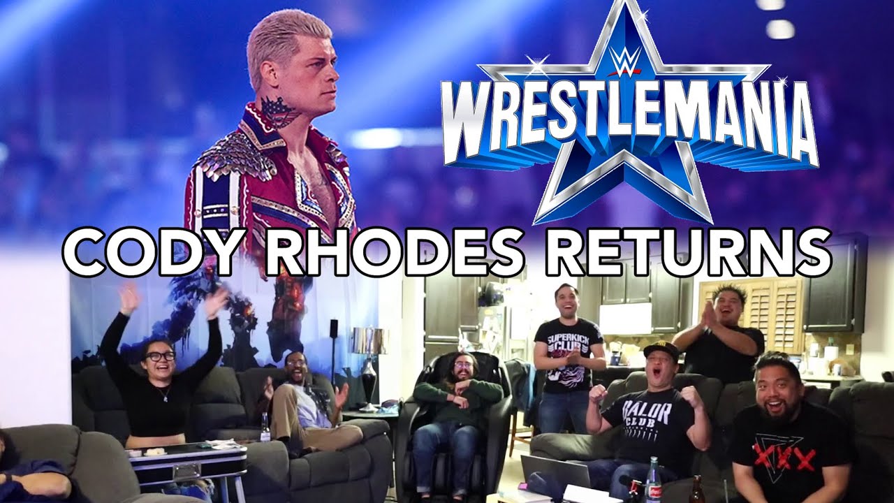 Реакция на возвращение Коди Роудса на WrestleMania в прямом эфире