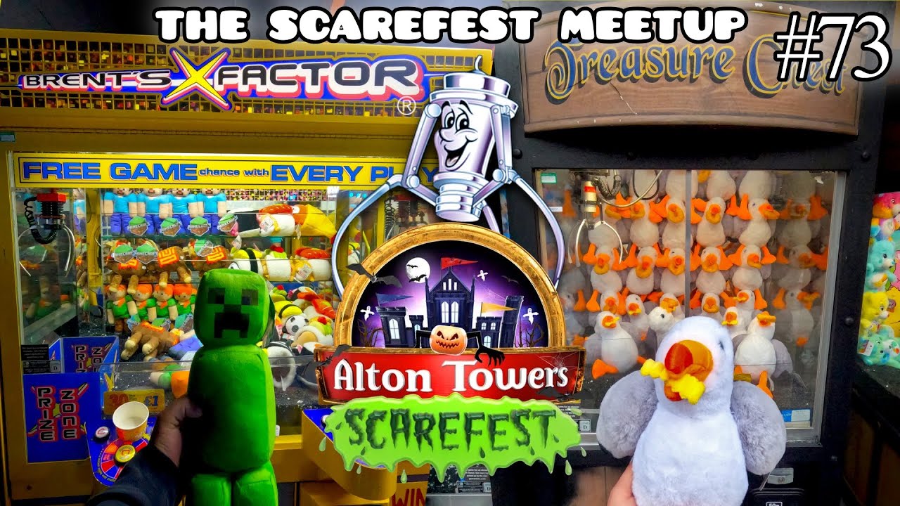Claw Machines UK Episode #73 | Alton Towers Scarefest | Scarily Generous XFactor