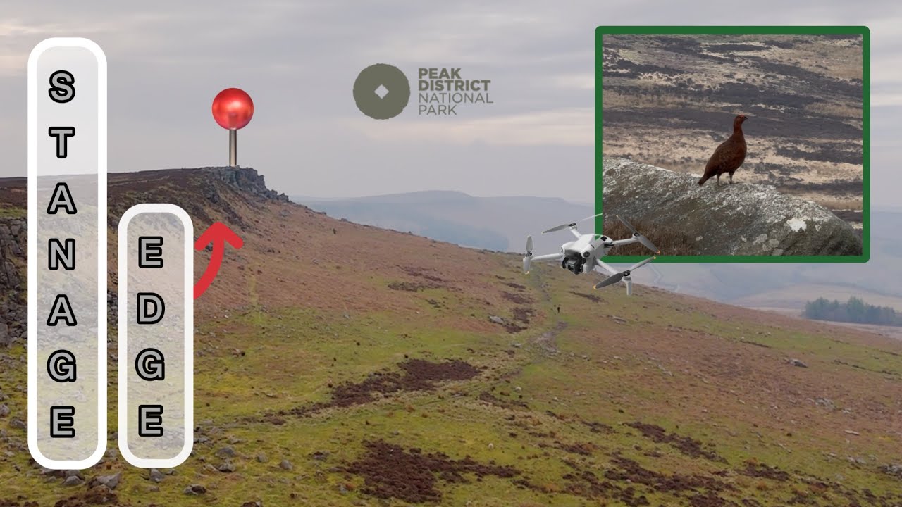 Stanage Edge Walk with Drone Views | Dennis Knoll to Stanage End | Peak District