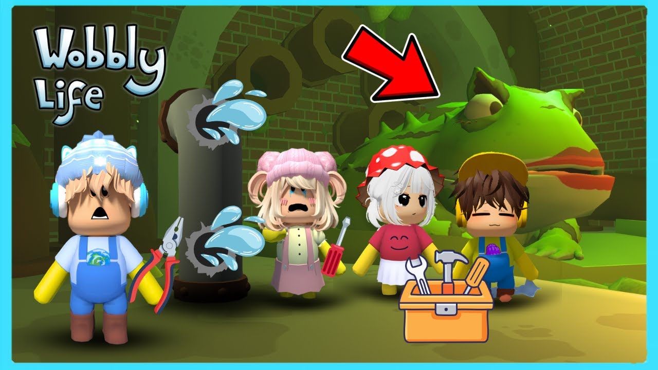 Bang Boy Dan Caca Menemukan Kodok Raksasa Di Game Wobbly Life