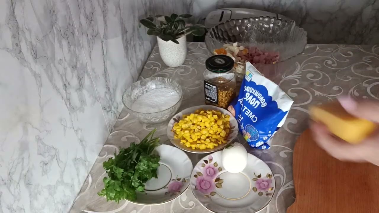 Я його зліпила із того що було...(Салат)🥗🥗🥗