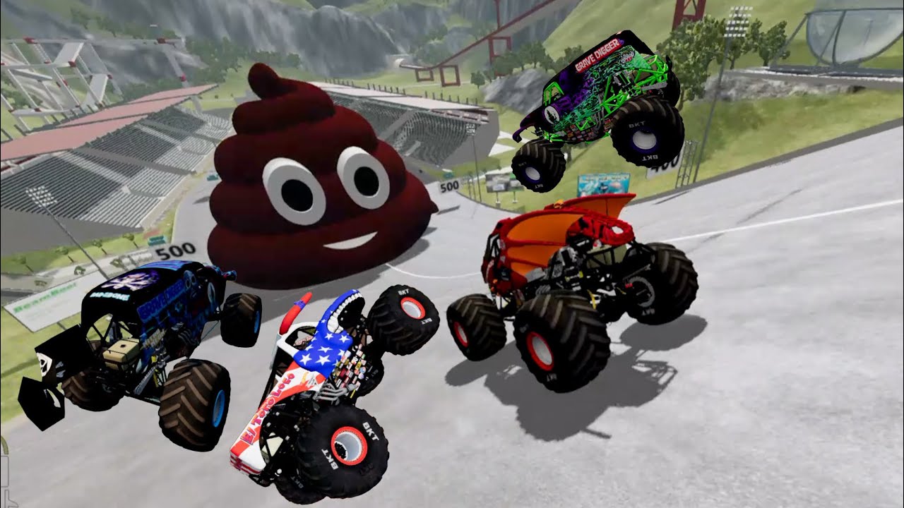 Monster Jam | Monster Trucks | High Speed Monster Jam Crashes, Freestyle, & Racing #45