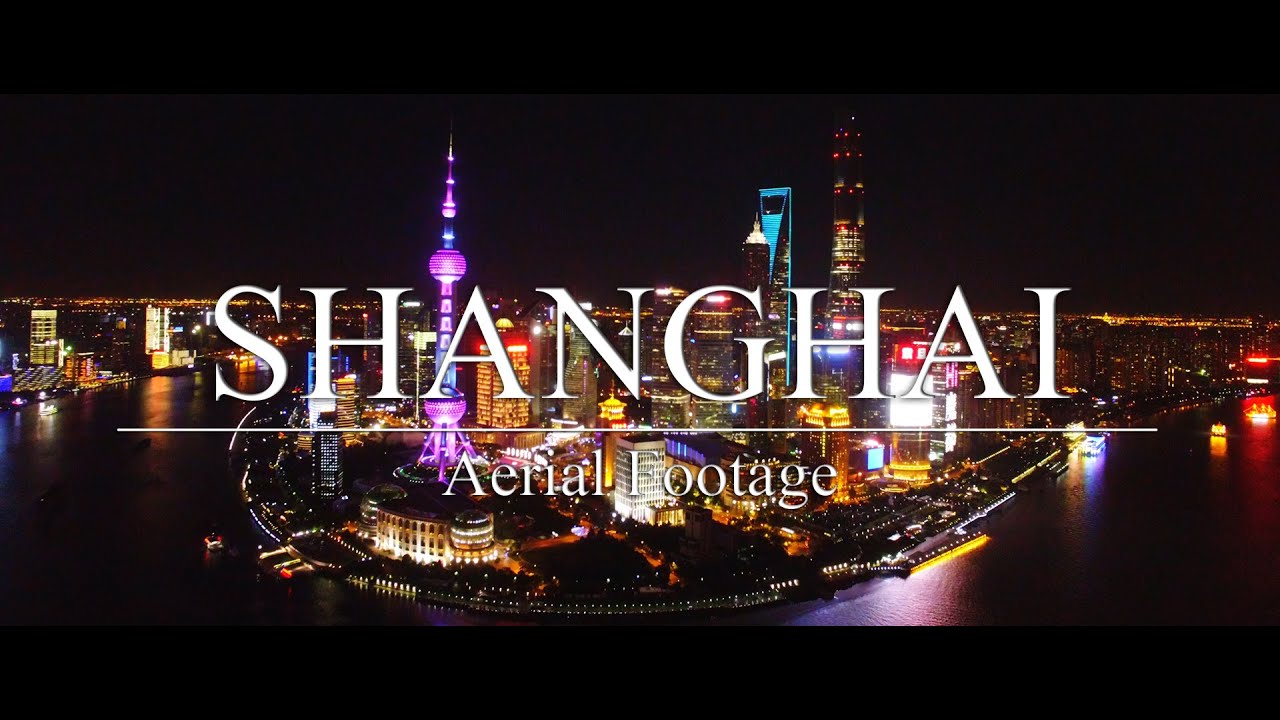 상하이 상해 Shanghai, 중국 China - 드론 항공영상 Drone Aerial Footage