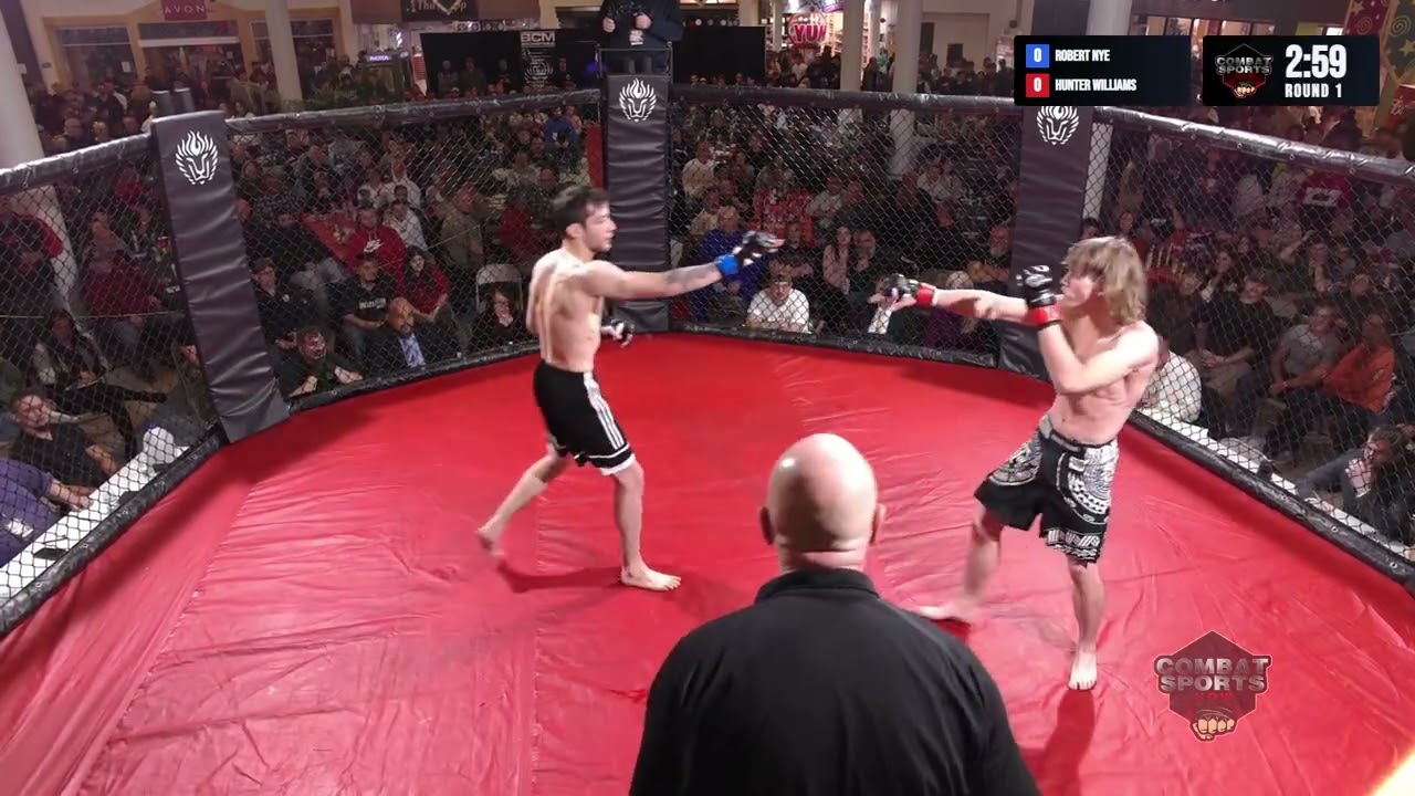 bcm promotions fight night 23 bout 3 bobby nye vs hunter williams