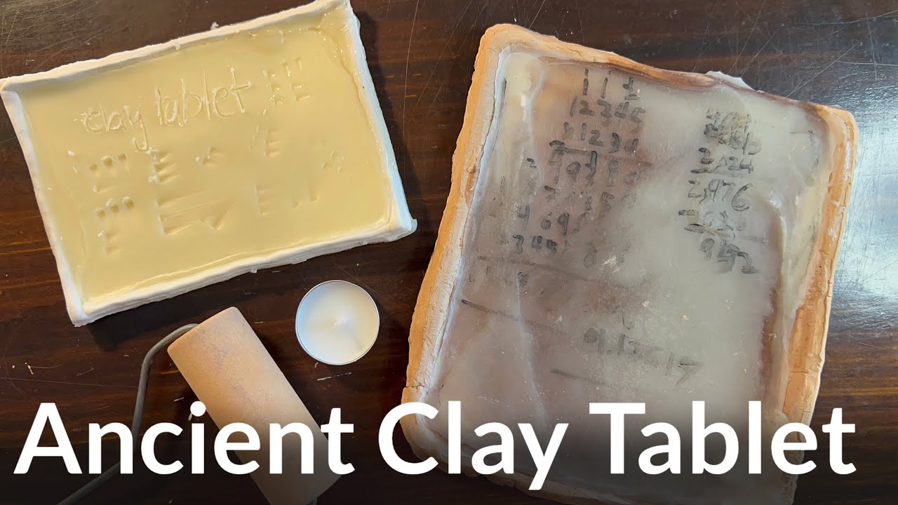 How to Make an Ancient Clay Wax Tablet