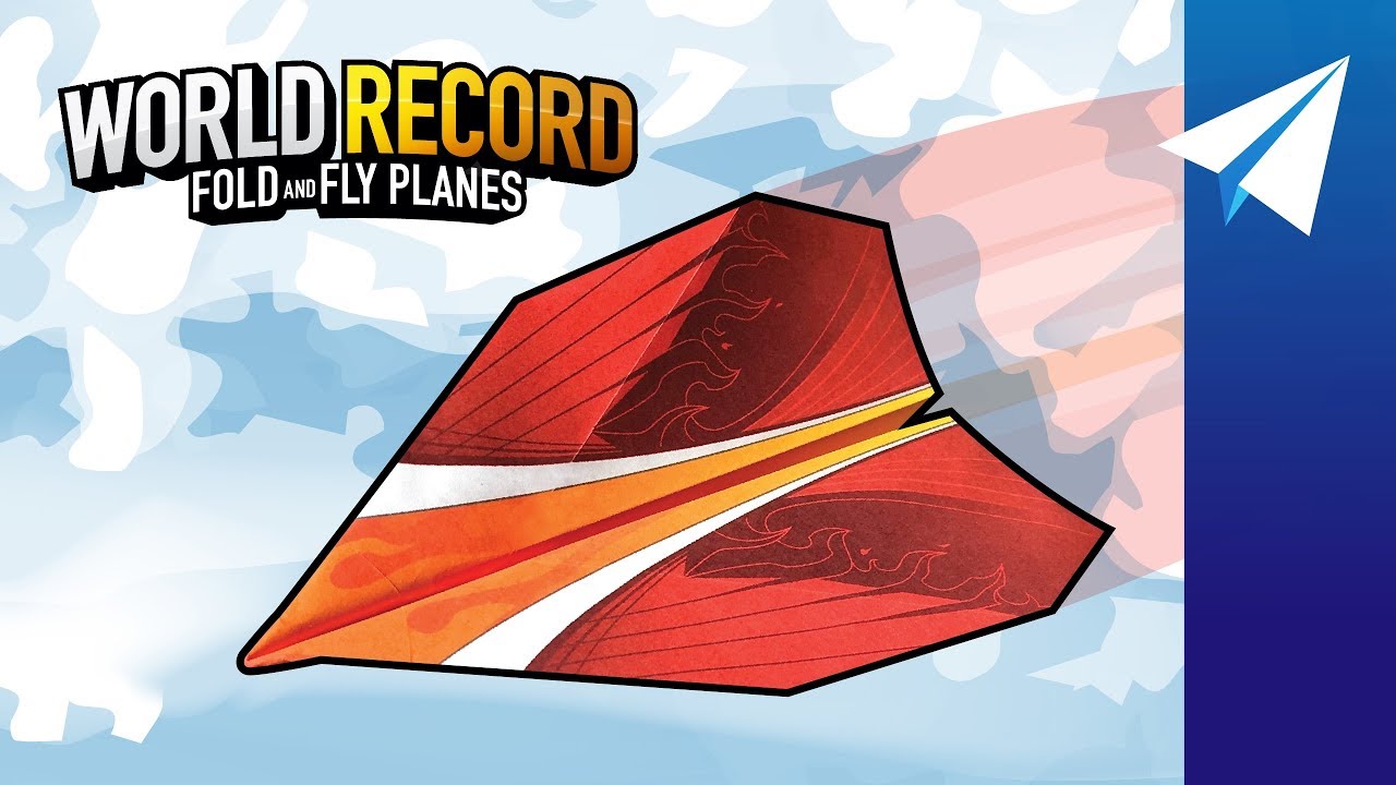 Easy Paper Airplane Glider — How to Make Phoenix, Designed by John Collins, The Paper Airplane Guy