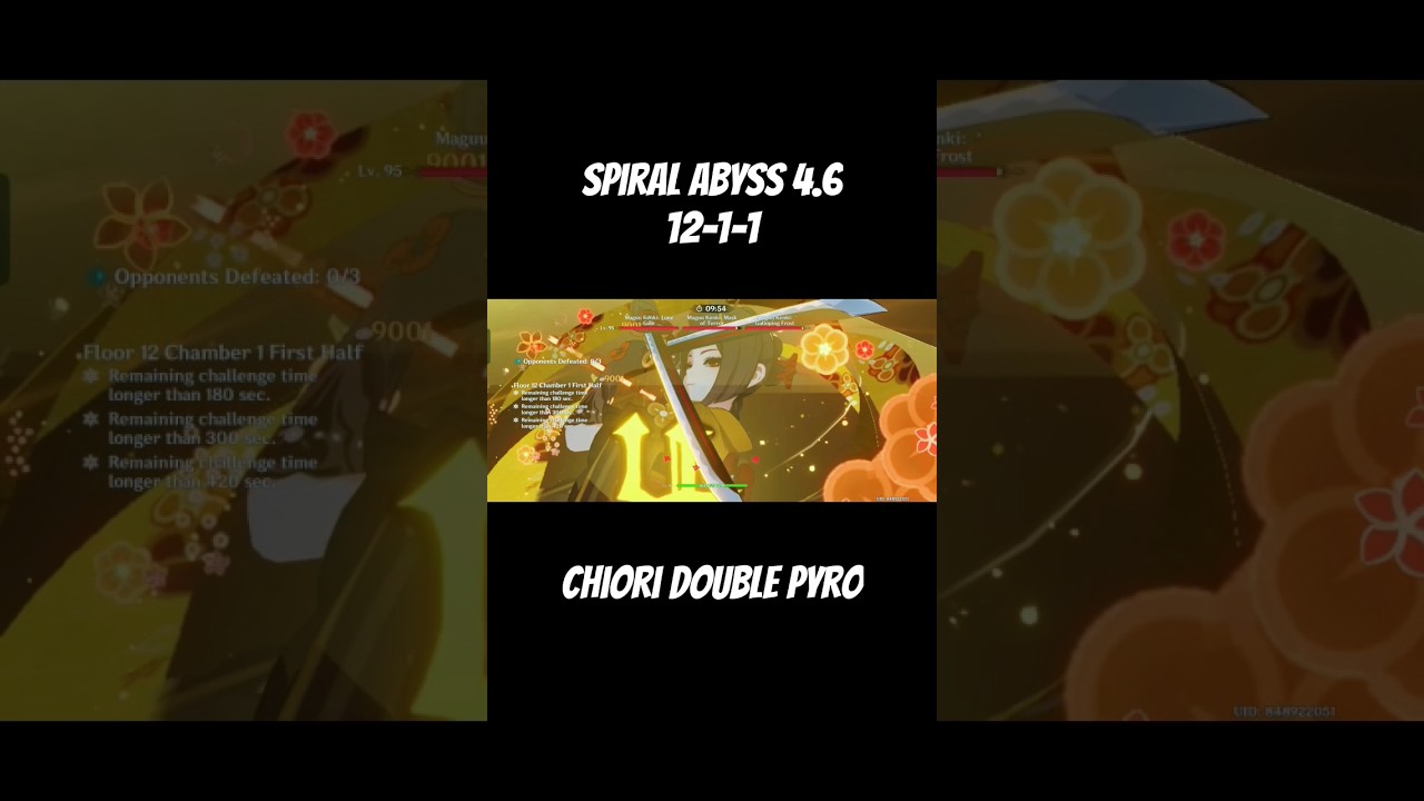 Why do People Rarely Play Chiori? | Spiral Abyss 4.6 | Genshin Impact #genshinimpact #chiori