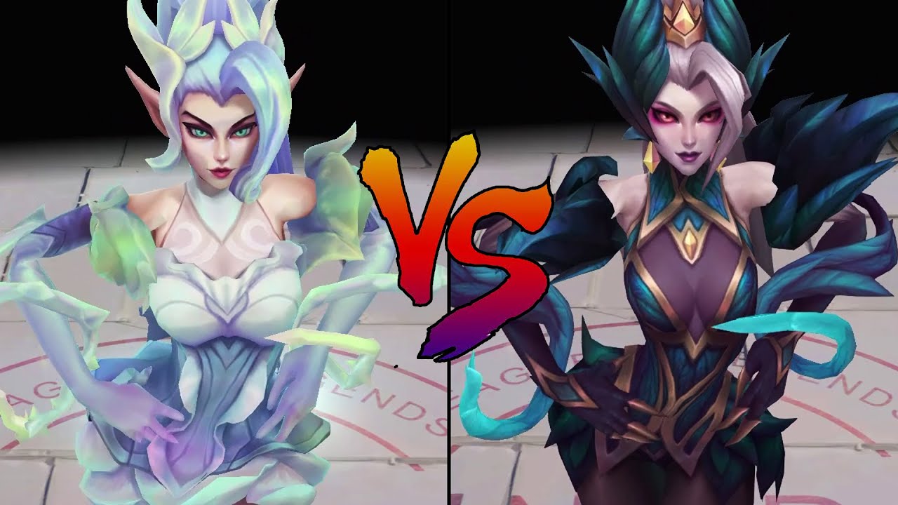 Crystal Rose Zyra vs Coven Zyra Skin Comparison Spotlight (League of Legends)