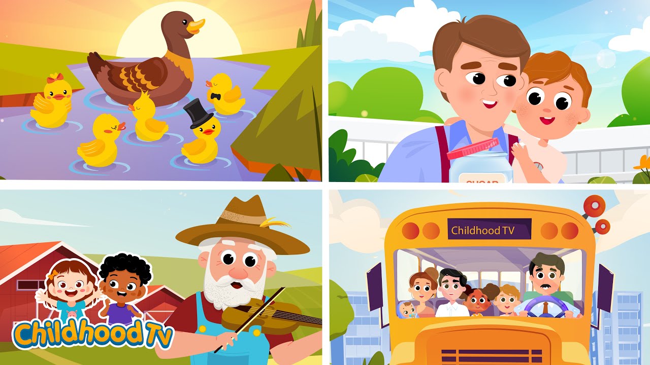 Five little ducks & other kids songs 🌞 | Best nursery rhymes by ChildhoodTV