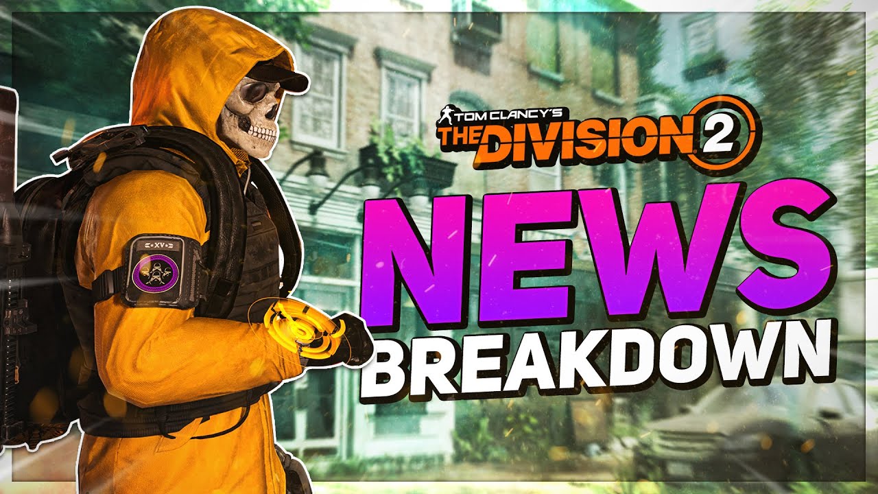 *FULL NEWS BREAKDOWN* NEW Striker & Smart Cover Blueprints & NEW UPGRADES to enjoy! - The Division 2
