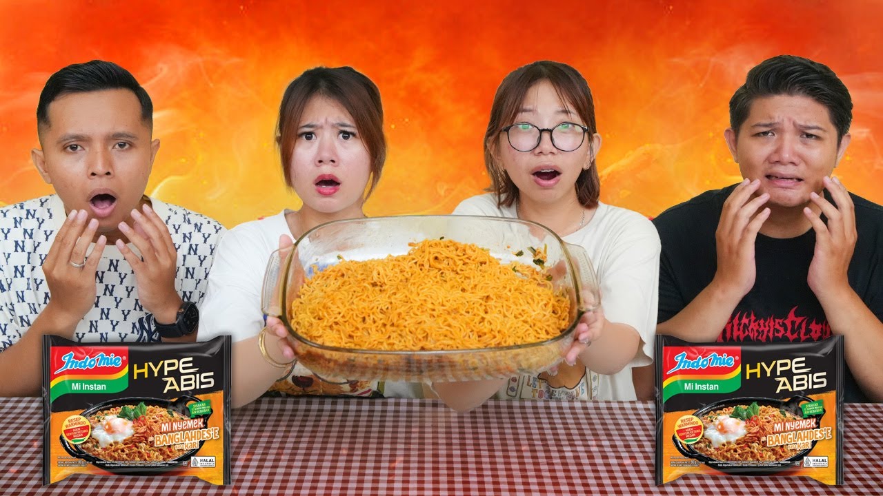 PEDAS!! MUKBANG MIE NYEMEK BANGLAHDESH'E 10 BUNGKUS!!